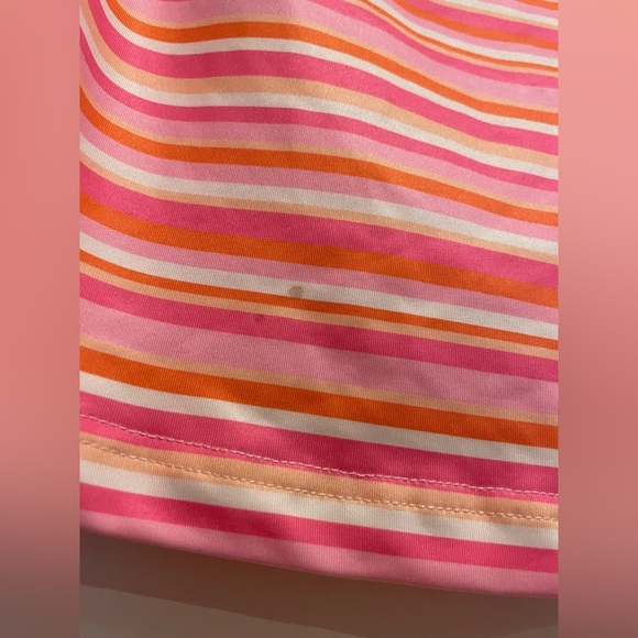 Princess Polly Pink and Yellow Striped Cropped Tank - Picture 2 of 4